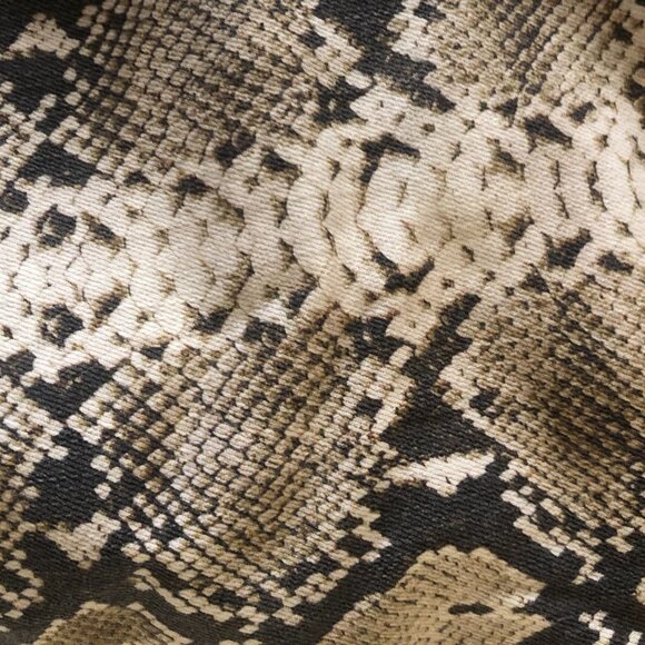 HUDSON Women's High-waist Ankle Skinny Python-print Jeans In Tan Python size 29 - Picture 4 of 7